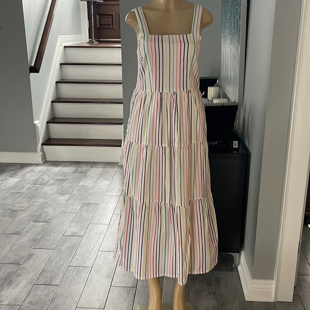 JCrew colorful summer dress Size 0 small NWT